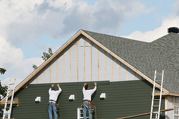 Professional Siding Installation technician working in Youngsville, PA
